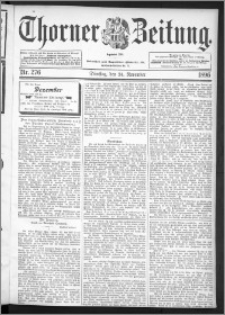 Thorner Zeitung 1896, Nr. 276