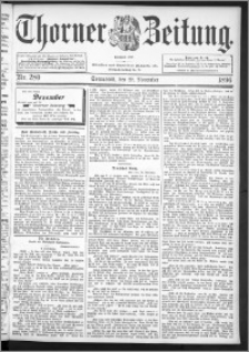 Thorner Zeitung 1896, Nr. 280