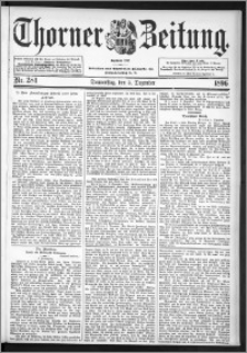 Thorner Zeitung 1896, Nr. 284