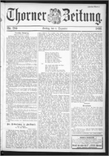 Thorner Zeitung 1896, Nr. 285 Zweites Blatt