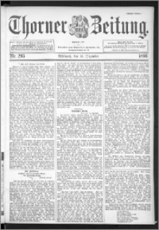 Thorner Zeitung 1896, Nr. 295 Erstes Blatt