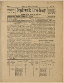 Orędownik Urzędowy Powiatu Świeckiego, 1928, Nr 9