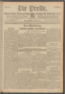 Die Presse 1916, Jg. 34, Nr. 84 Zweites Blatt