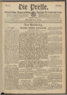 Die Presse 1916, Jg. 34, Nr. 171 Zweites Blatt