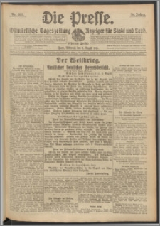 Die Presse 1916, Jg. 34, Nr. 185 Zweites Blatt