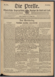 Die Presse 1916, Jg. 34, Nr. 200 Zweites Blatt