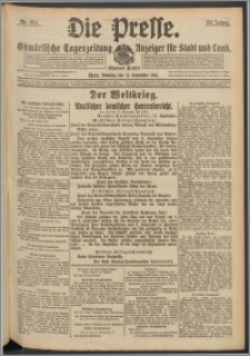 Die Presse 1916, Jg. 34, Nr. 214 Zweites Blatt