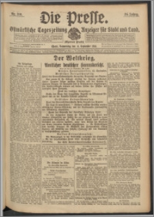 Die Presse 1916, Jg. 34, Nr. 216 Zweites Blatt