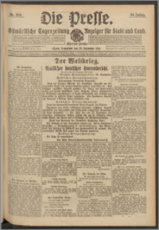 Die Presse 1916, Jg. 34, Nr. 230 Zweites Blatt