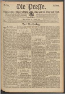 Die Presse 1916, Jg. 34, Nr. 233 Zweites Blatt