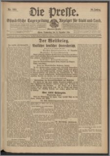 Die Presse 1916, Jg. 34, Nr. 293 Zweites Blatt