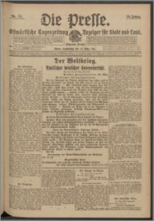 Die Presse 1917, Jg. 35, Nr. 74 Zweites Blatt