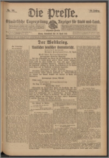 Die Presse 1917, Jg. 35, Nr. 98 Zweites Blatt