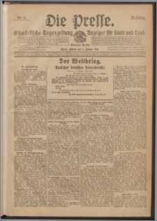 Die Presse 1918, Jg. 36, Nr. 3 Zweites Blatt