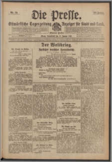 Die Presse 1918, Jg. 36, Nr. 10 Zweites Blatt
