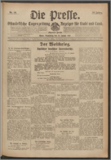 Die Presse 1918, Jg. 36, Nr. 20 Zweites Blatt