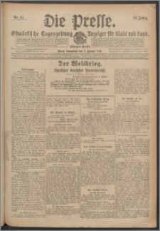 Die Presse 1918, Jg. 36, Nr. 34 Zweites Blatt