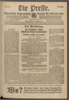 Die Presse 1918, Jg. 36, Nr. 71 Zweites Blatt