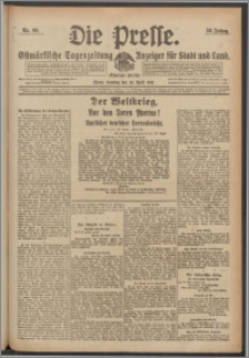 Die Presse 1918, Jg. 36, Nr. 99 Zweites Blatt