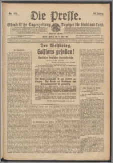 Die Presse 1918, Jg. 36, Nr. 125 Zweites Blatt