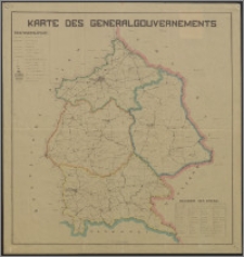 Karte des Generalgouvernements