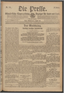 Die Presse 1918, Jg. 36, Nr. 183 Zweites Blatt