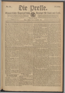 Die Presse 1918, Jg. 36, Nr. 271 Zweites Blatt