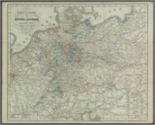 Post-Karte von Mittel-Europa : nach authentischen Quellen
