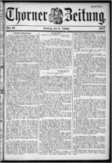 Thorner Zeitung 1897, Nr. 14 Zweites Blatt