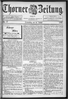 Thorner Zeitung 1897, Nr. 17