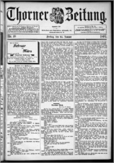 Thorner Zeitung 1897, Nr. 18