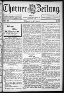 Thorner Zeitung 1897, Nr. 22