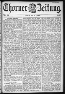 Thorner Zeitung 1897, Nr. 26 Zweites Blatt