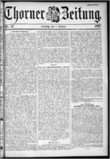 Thorner Zeitung 1897, Nr. 32 Zweites Blatt