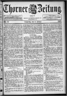 Thorner Zeitung 1897, Nr. 41