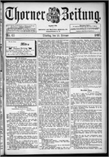 Thorner Zeitung 1897, Nr. 45