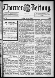 Thorner Zeitung 1897, Nr. 71