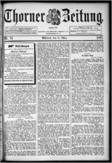 Thorner Zeitung 1897, Nr. 75