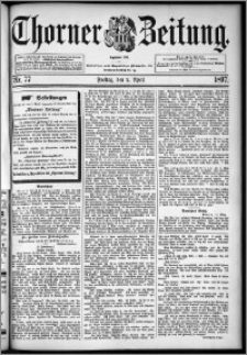 Thorner Zeitung 1897, Nr. 77