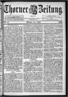 Thorner Zeitung 1897, Nr. 81