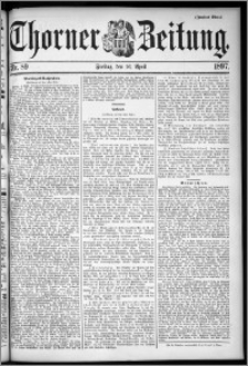 Thorner Zeitung 1897, Nr. 89 Zweites Blatt