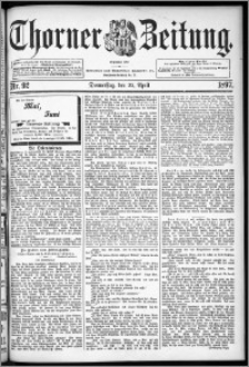 Thorner Zeitung 1897, Nr. 92