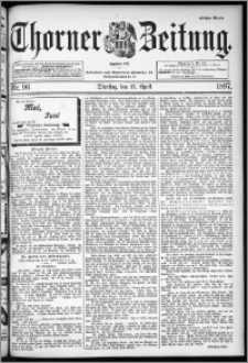 Thorner Zeitung 1897, Nr. 96 Erstes Blatt