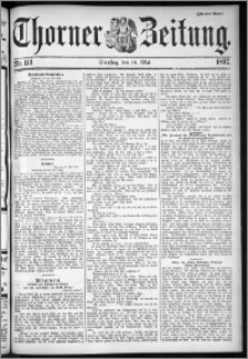 Thorner Zeitung 1897, Nr. 114 Zweites Blatt