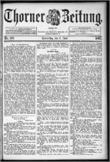 Thorner Zeitung 1897, Nr. 138