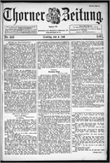 Thorner Zeitung 1897, Nr. 153 Erstes Blatt