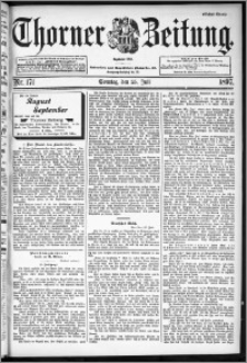 Thorner Zeitung 1897, Nr. 171 Erstes Blatt