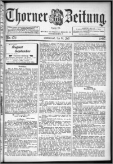 Thorner Zeitung 1897, Nr. 176