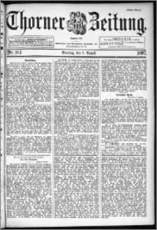 Thorner Zeitung 1897, Nr. 183 Erstes Blatt