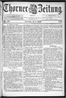 Thorner Zeitung 1897, Nr. 186